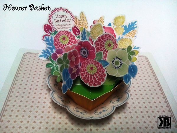 Flower Basket 3D Template - Image 4