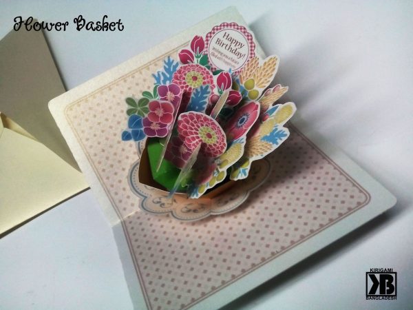 Flower Basket 3D Template - Image 2