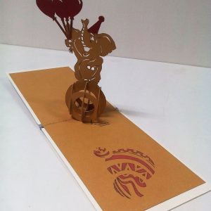 Wishing Elephant 3D Template