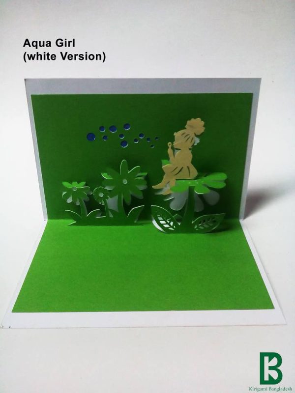 Aqua Girl 2D Template