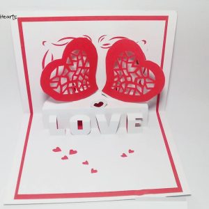 Crossed Hearts 2D Template