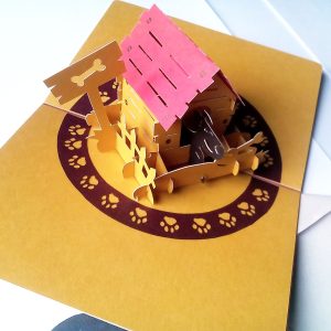 Doggy Pop Up Card Template