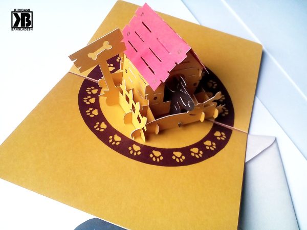 Doggy Pop Up Card Template